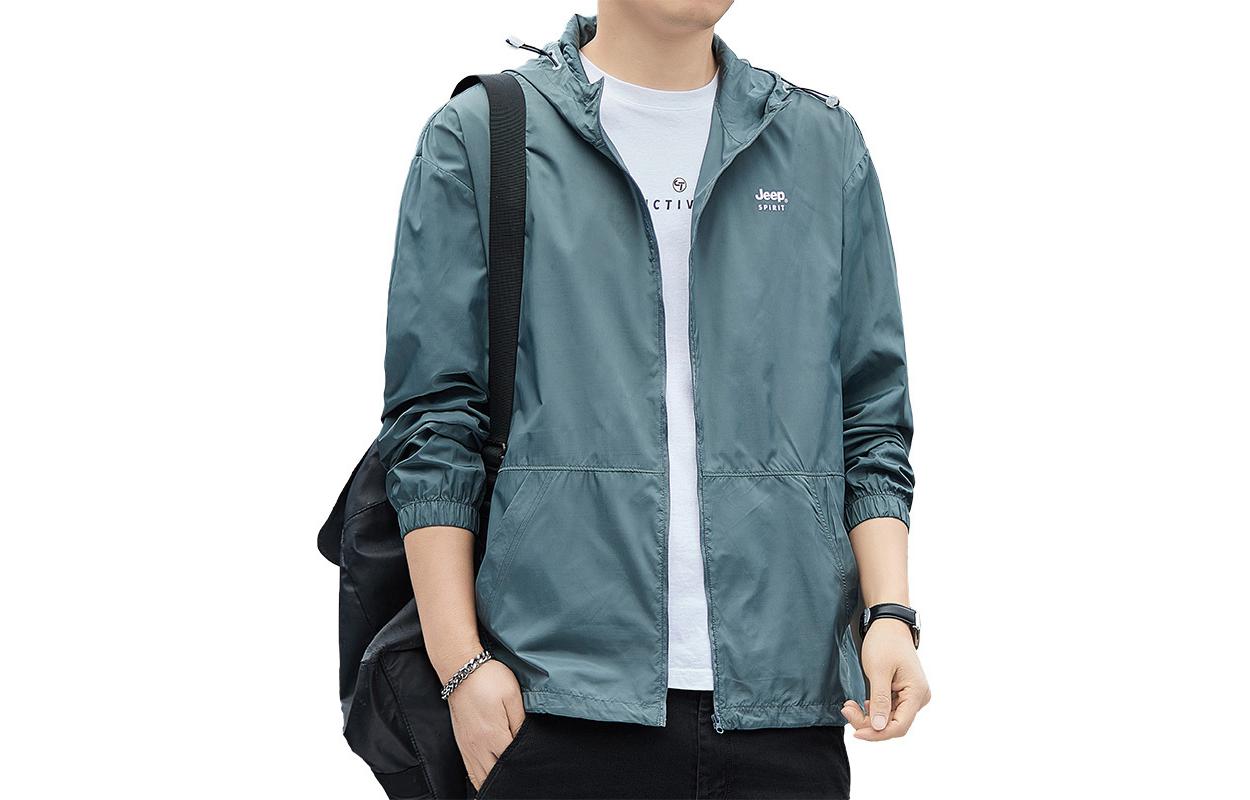 Jeep Simple Zip-Up Hoodie Jacket 24MA783JC7388