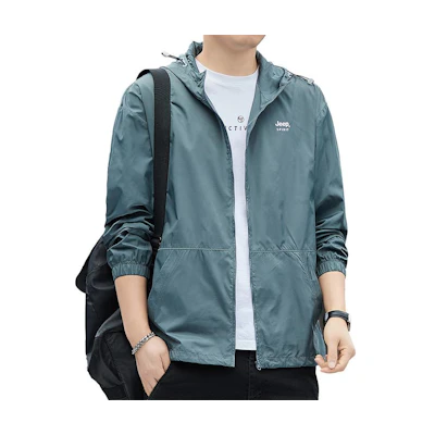 Jeep Simple Zip-Up Hoodie Jacket 24MA783JC7388
