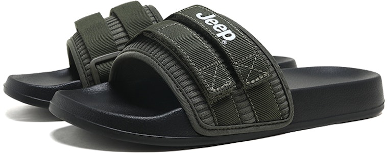 Jeep吉普 Jeep 輕便平底休閒 一字拖鞋 男女同款 4