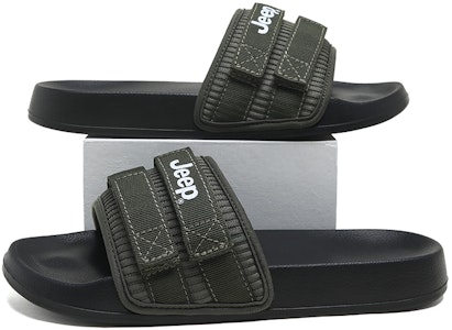 Jeep吉普 Jeep 輕便平底休閒 一字拖鞋 男女同款 5