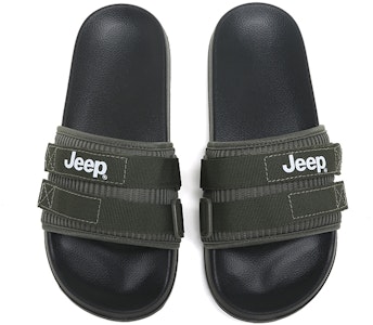 Jeep吉普 Jeep 輕便平底休閒 一字拖鞋 男女同款 7
