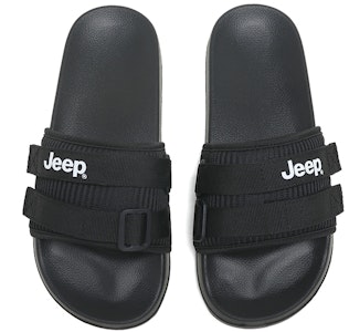 Jeep吉普 Jeep 輕便平底休閒 一字拖鞋 男女同款 2