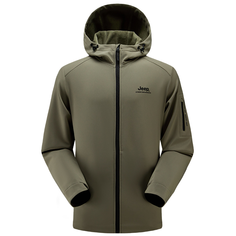 Jeep Softshell Jacket Windproof Waterproof Insulated Hooded Outerwear J332095656