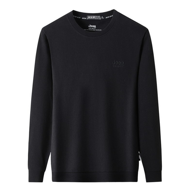 Jeep Solid Basic Loose Fit Round Neck Sweatshirt Unisex - Comfortable & Stylish JPTS5116F195
