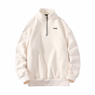 Jeep Solid Color Casual Sweatshirt Unisex P841MKJ151