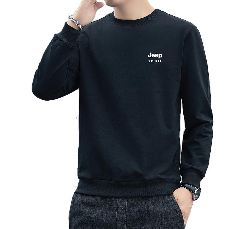 Jeep Solid Color Crewneck Fleece Sweatshirt - Casual and Warm 19MB783SS6555B