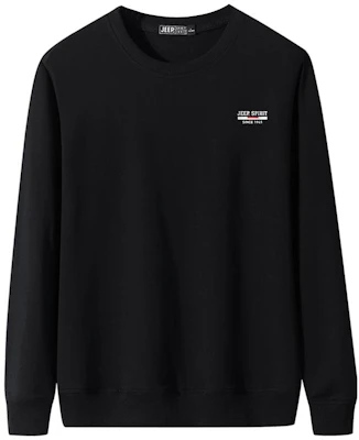 Jeep Solid Color Crewneck Long-Sleeve Sweatshirt Men 19MB783SS6535 Buy Jeep Solid Color Crewneck Long-Sleeve Sweatshirt Men 19MB783SS6535
