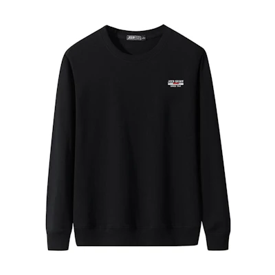 Jeep Solid Color Crewneck Long-Sleeve Sweatshirt Men 19MB783SS6535