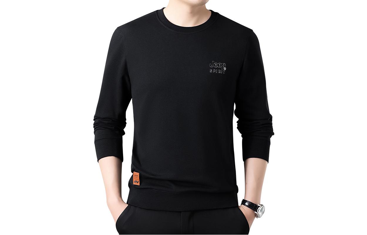 Jeep Solid Logo Crewneck Pullover Sweatshirt Long Sleeve 22MB773SS1056
