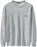 Jeep Solid Logo Crewneck Sweatshirt for Men 21MA773SS2201 Jeep Solid Logo Crewneck Sweatshirt for Men 21MA773SS2201