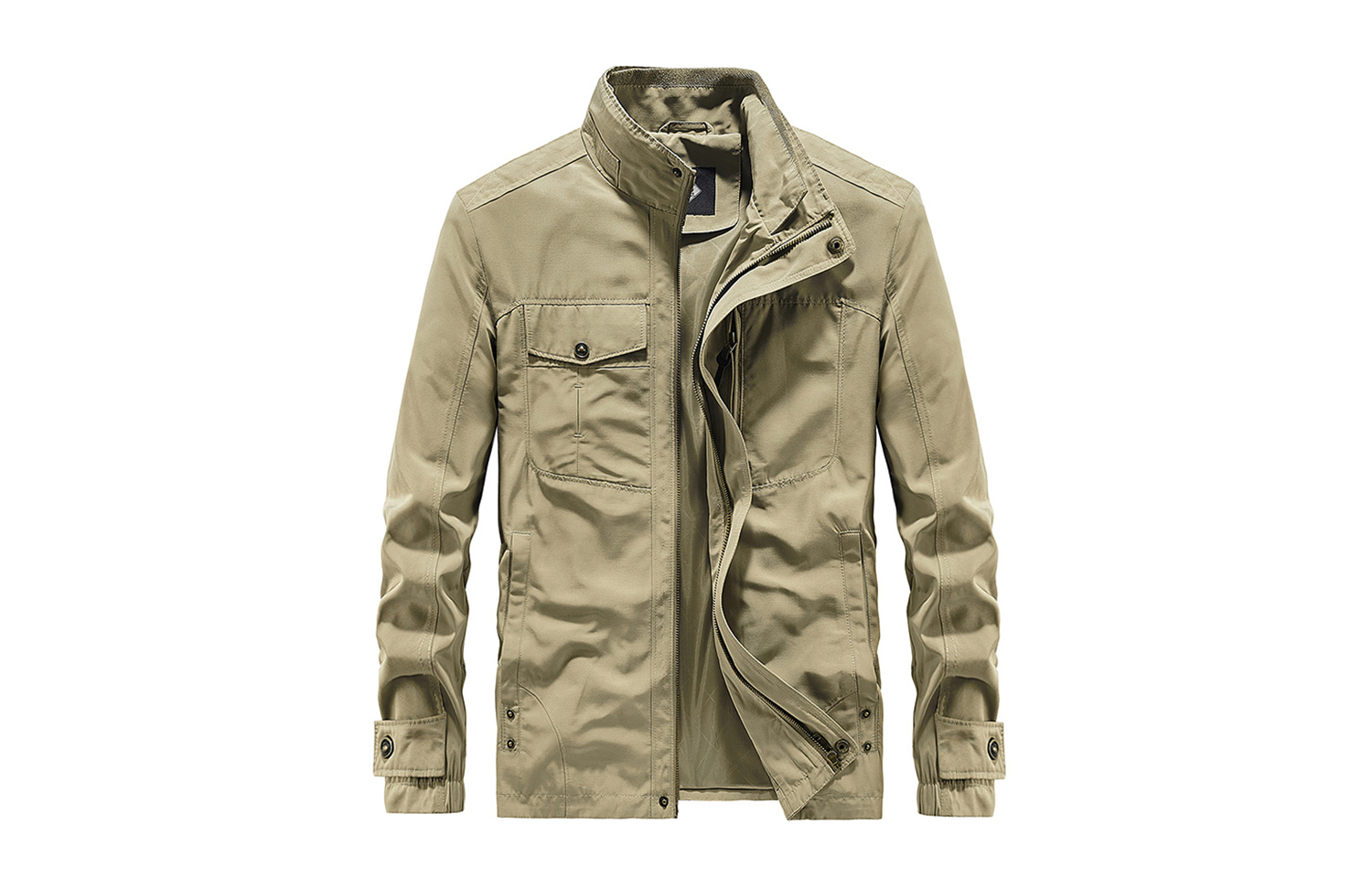 Jeep Solid Multi-Pocket Casual Outdoor Jacket JK0441258