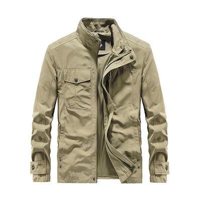 Jeep Solid Multi-Pocket Casual Outdoor Jacket JK0441258