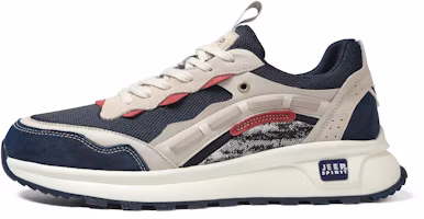 JEEP SPIRIT Retro Comfortable Low-Top Sneakers in Ocean Blue. J914910205 JEEP SPIRIT Retro Comfortable Low-Top Sneakers in Ocean Blue. J914910205