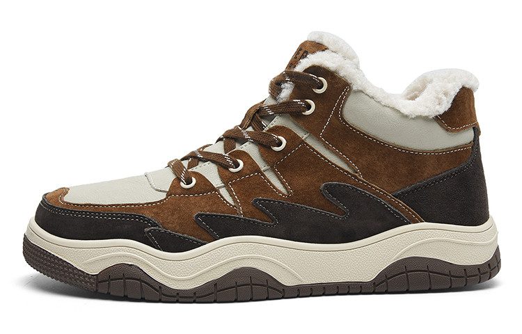 JEEP SPIRIT Short Snow Boots Warm Fleece Outdoor Non-Slip - Stardust Sand J913970185 Star Sand Color