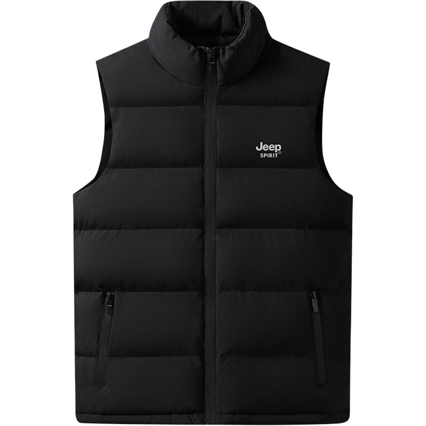 JEEP Spirit Thickened Fleece Vest with Logo Design for Autumn/Winter Unisex. 23MB773DV0200