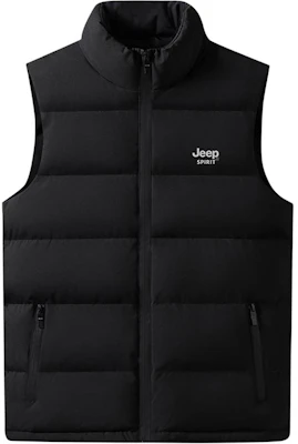JEEP Spirit Thickened Fleece Vest with Logo Design for Autumn/Winter Unisex. 23MB773DV0200 Buy JEEP Spirit Thickened Fleece Vest with Logo Design for Autumn/Winter Unisex. 23MB773DV0200