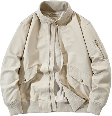 Jeep Jaket Bomber Lelaki Warna Solid Musim Bunga/Gugur XY1797-1 Buy Jeep Jaket Bomber Lelaki Warna Solid Musim Bunga/Gugur XY1797-1