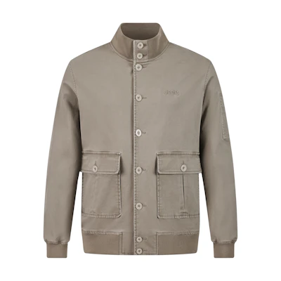 Jeep SS25 Retro Outdoor Baseball Collar Jacket - Casual & Stylish P834MWJ032-KD