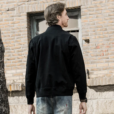 Jeep SS25 复古户外棒球领夹克 - 休闲时尚外套 P834MWJ032-KD 5