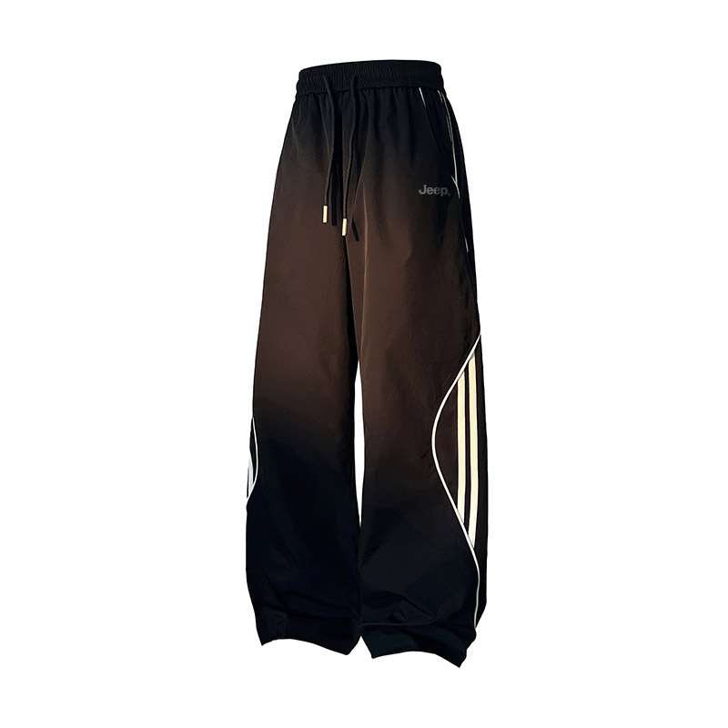 Jeep Striped Outdoor Waterproof Windproof Retro Jogger Pants Unisex P841MWP177
