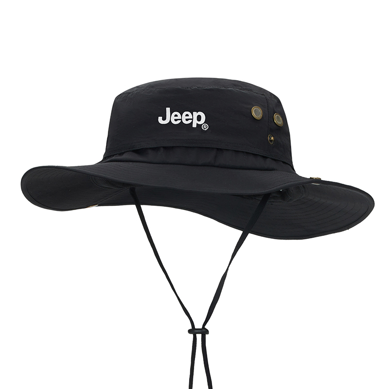 Jeep Sun Protection Nylon Outdoor Fishing & Hiking Bucket Hat Unisex Fishermans Hat 0950