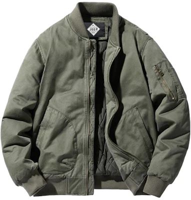 Jaket Bomber Jeep Loose-Fit Tebal Warna Solid Untuk Lelaki XWL9092-3 Buy Jaket Bomber Jeep Loose-Fit Tebal Warna Solid Untuk Lelaki XWL9092-3
