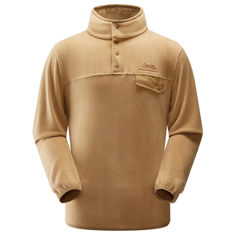 Jeep Thick Warm Fleece Sweatshirt Unisex J332074231