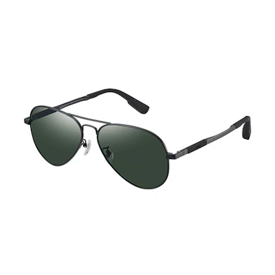 Jeep Titanium Alloy Aviator Polarized Sunglasses with UV Protection JEEP/T6339