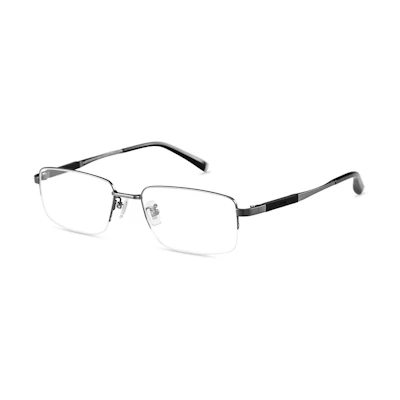 Jeep Titanium Lightweight Rectangle Blue Light Glasses for Men Business Style JEEP/T8223