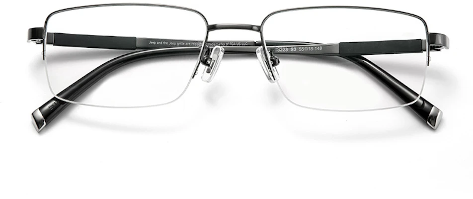 Jeep钛金超轻矩形防蓝光眼镜 男士商务风格 JEEP/T8223 Lookbook Jeep钛金超轻矩形防蓝光眼镜 男士商务风格 JEEP/T8223
