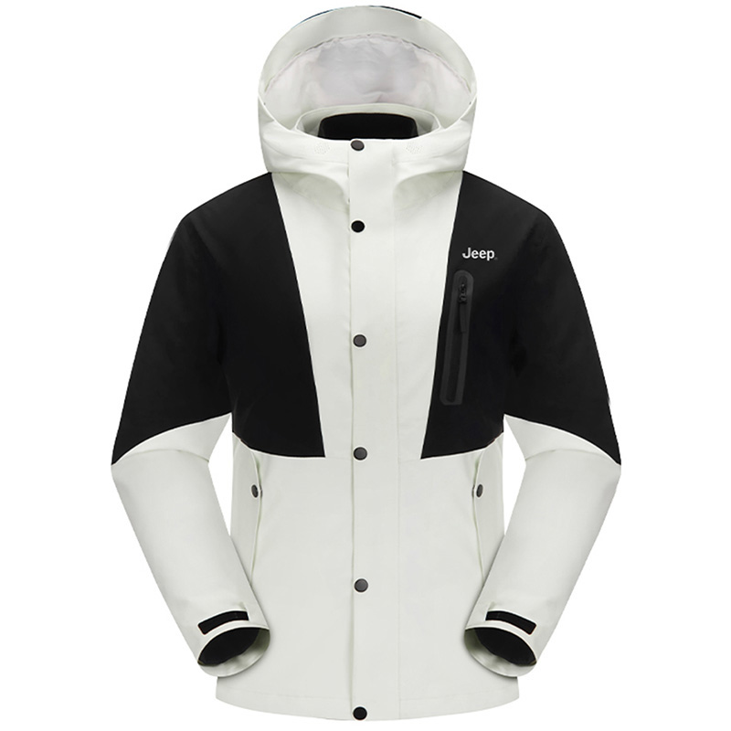 Jeep Unisex 3-in-1 Waterproof Windproof Breathable Hiking Travel Jacket P844MWD121
