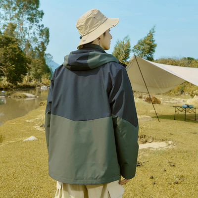 Jeep男女通用防水防风透气三合一徒步旅行夹克 P844MWD121 4