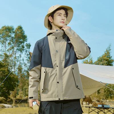 Jeep男女通用防水防风透气三合一徒步旅行夹克 P844MWD121 9