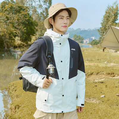 Jeep男女通用防水防风透气三合一徒步旅行夹克 P844MWD121 Shop Jeep男女通用防水防风透气三合一徒步旅行夹克 P844MWD121
