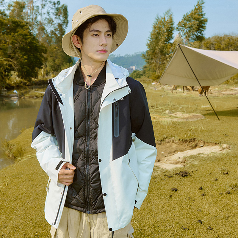 Sizing Jeep男女通用防水防风透气三合一徒步旅行夹克 P844MWD121