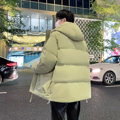 Jeep 男女款美式风格连帽拉链长袖羽绒外套 P84JMWD062 12