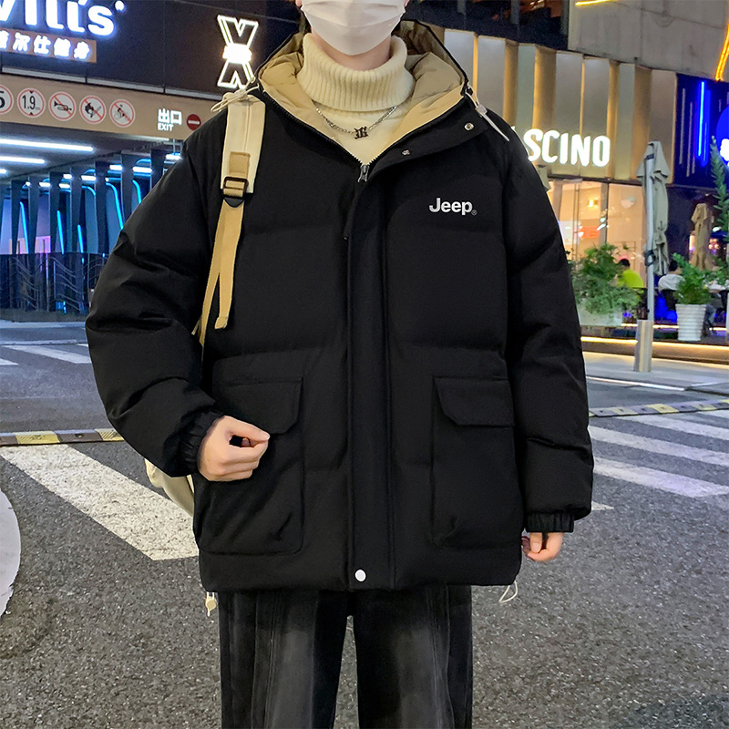Purchase Jeep 男女款美式风格连帽拉链长袖羽绒外套 P84JMWD062