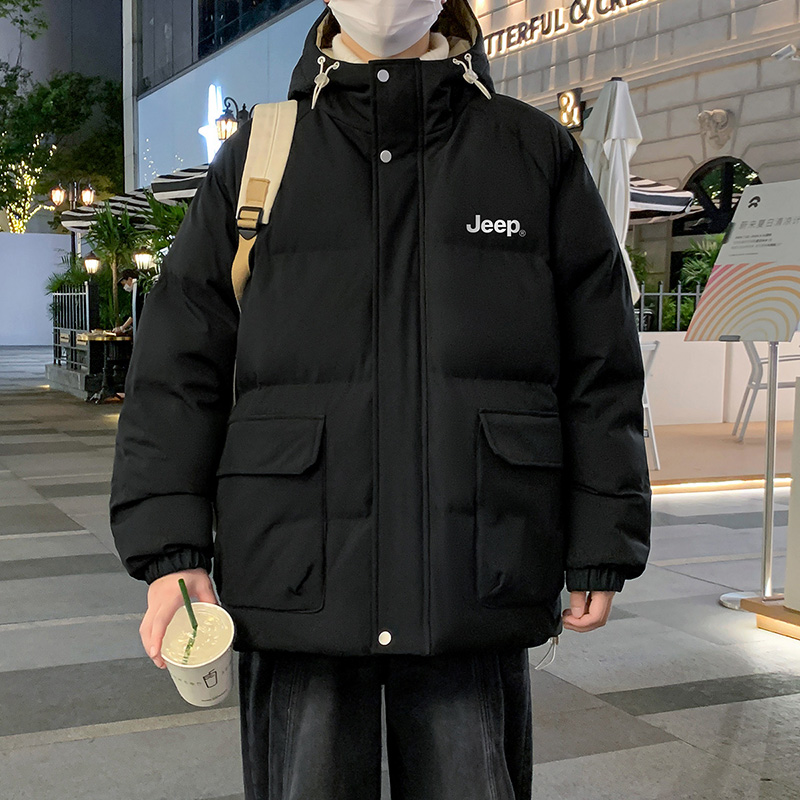 Details for Jeep 男女款美式风格连帽拉链长袖羽绒外套 P84JMWD062