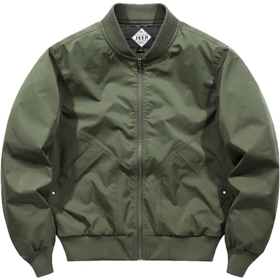 Jaket Bomber Ringan Unisex Jeep - Gaya Pilot Kasual Warna Padat X91W16-L Buy Jaket Bomber Ringan Unisex Jeep - Gaya Pilot Kasual Warna Padat X91W16-L