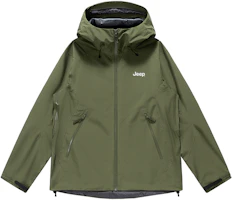 Shop Jeep Unisex Outdoor Waterproof Windproof Hiking Jacket with Simple Logo Design P843MWF322-ST