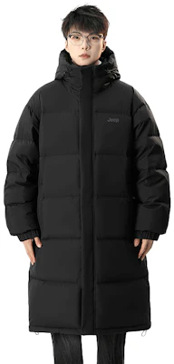 Jeep男女款户外防风连帽羽绒服 - 休闲保暖长款夹克 P84JMWD271 Purchase Jeep男女款户外防风连帽羽绒服 - 休闲保暖长款夹克 P84JMWD271