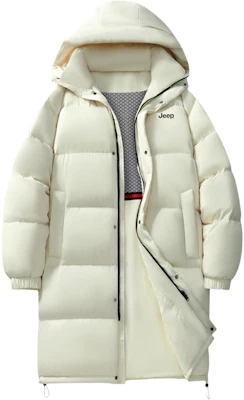 Jeep男女款户外防风连帽羽绒服 - 休闲保暖长款夹克 P84JMWD271 Cheap Jeep男女款户外防风连帽羽绒服 - 休闲保暖长款夹克 P84JMWD271