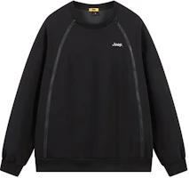 Jeep Unisex Oversized Crewneck Sweatshirt with Logo Print - Casual American Style P843MKJ224 Jeep Unisex Oversized Crewneck Sweatshirt with Logo Print - Casual American Style P843MKJ224