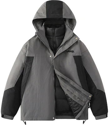 Jeep Jaket Outdoor Waterproof Windproof 3-in-1 Hiking Insulated Unisex. P844MWF243 4