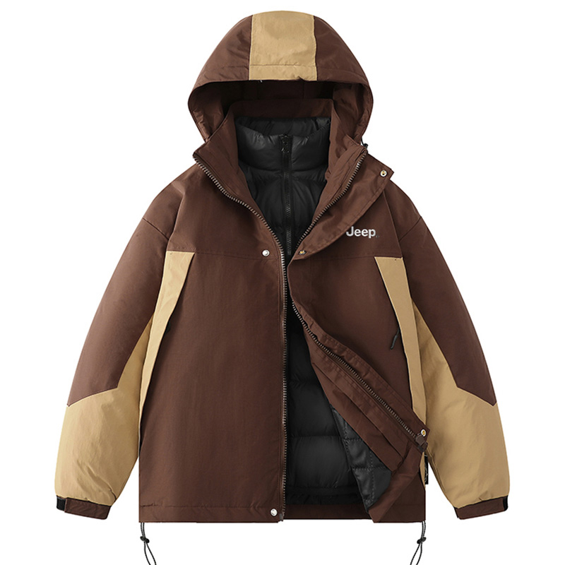 Sizing Jeep Jaket Outdoor Waterproof Windproof 3-in-1 Hiking Insulated Unisex. P844MWF243