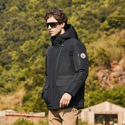 Jeep 男女款白色羽绒防风保暖连帽夹克带标志。 P844MWD001 Details for Jeep 男女款白色羽绒防风保暖连帽夹克带标志。 P844MWD001