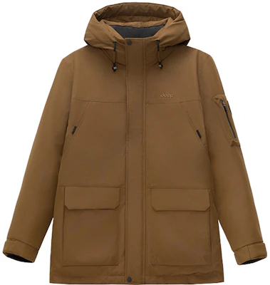 Jeep 男女款白色羽绒防风保暖连帽夹克带标志。 P844MWD001 Cheap Jeep 男女款白色羽绒防风保暖连帽夹克带标志。 P844MWD001