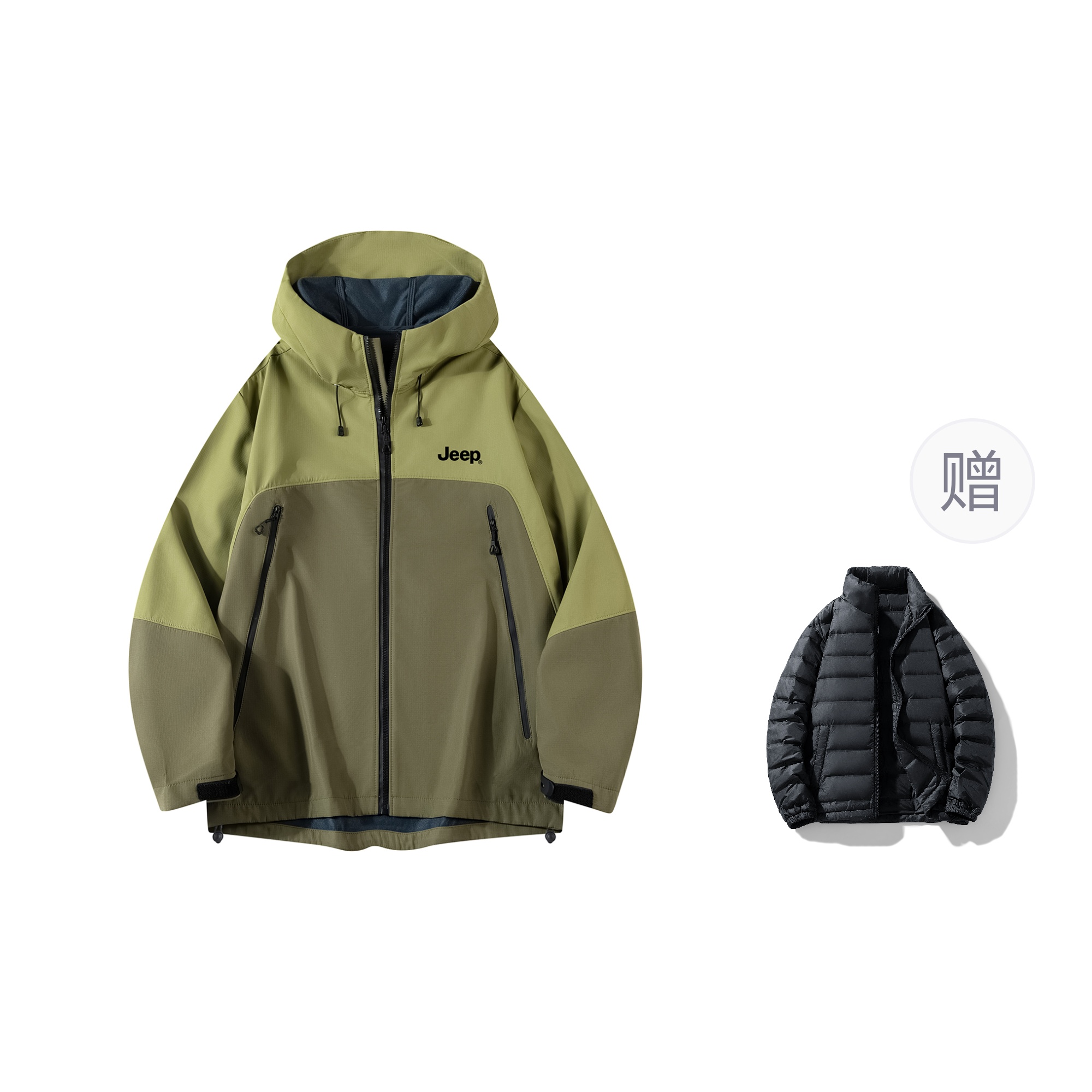 Jeep Urban Outdoor Functional Waterproof Windbreaker Jacket Unisex. P843MWJ945