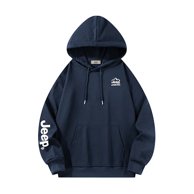 Jeep Vintage Logo Print Oversized Long-Sleeve Sweatshirt Unisex P843MKJ454