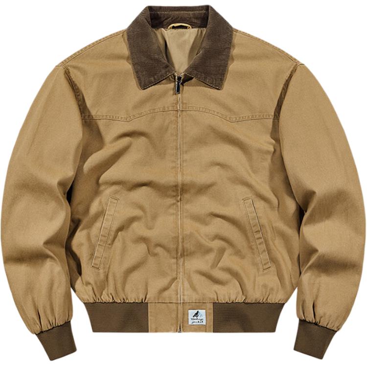 Jeep Vintage Loose-Fit Breathable Solid Sports Jacket LZT1935-3